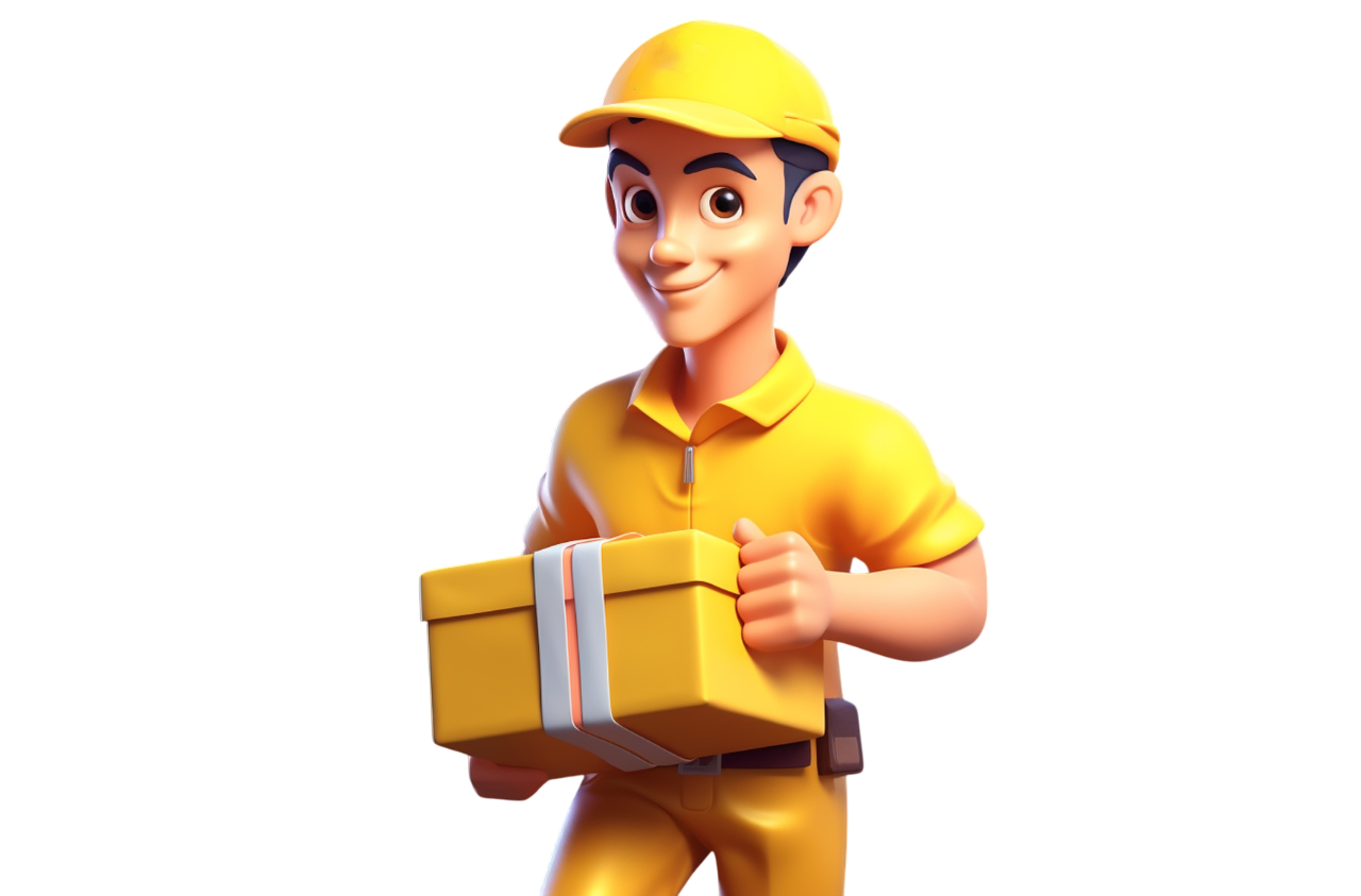 3D Delivery Illustration
